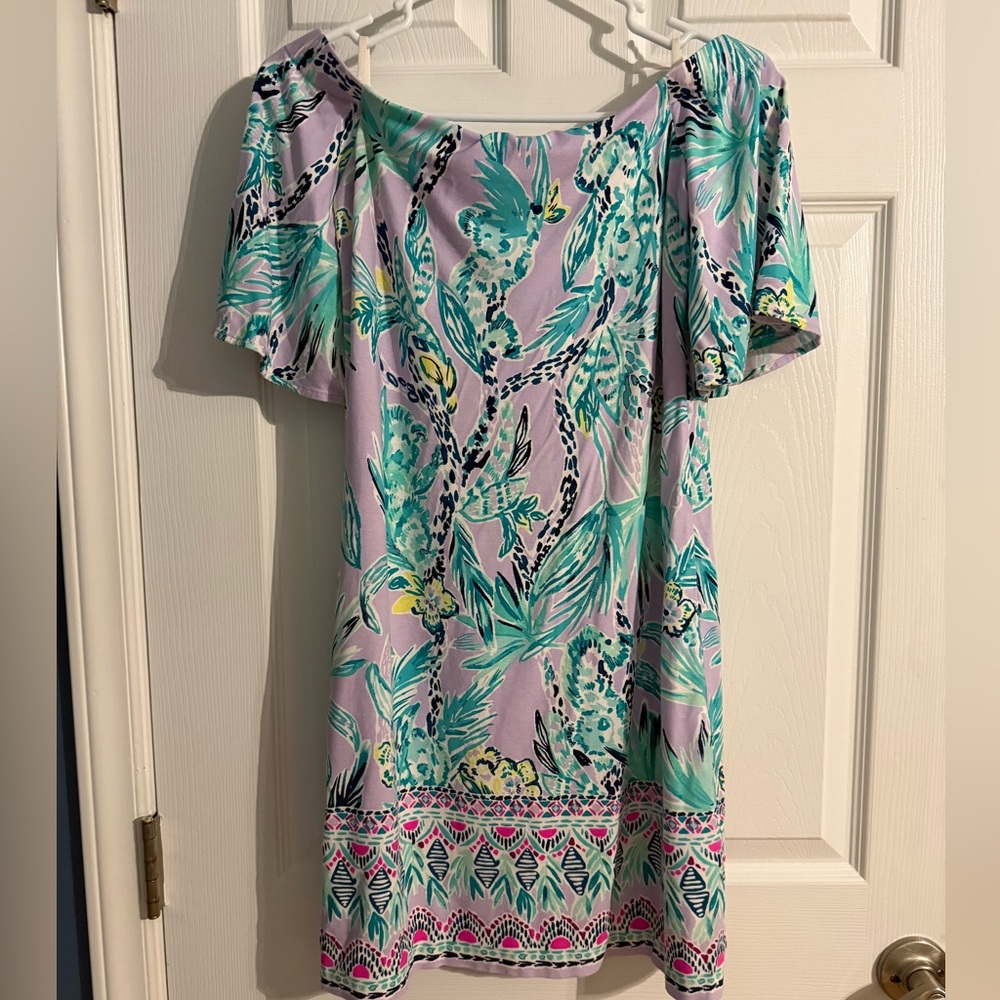 Lilly Pulitzer Off-the-Shoulder Fawcett Dress - XS